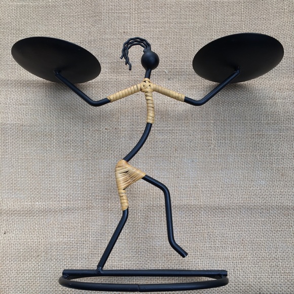 VTG 1960’s Laurids Lonborg Wrought Iron Candle Holder! - Picture 3 of 9